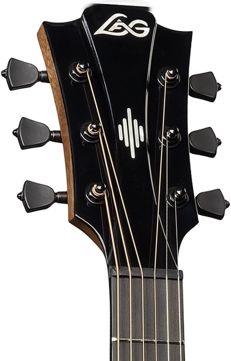 LAG Guitars HyVibe 30 Dreadnought Cutaway Gloss HV30DCE