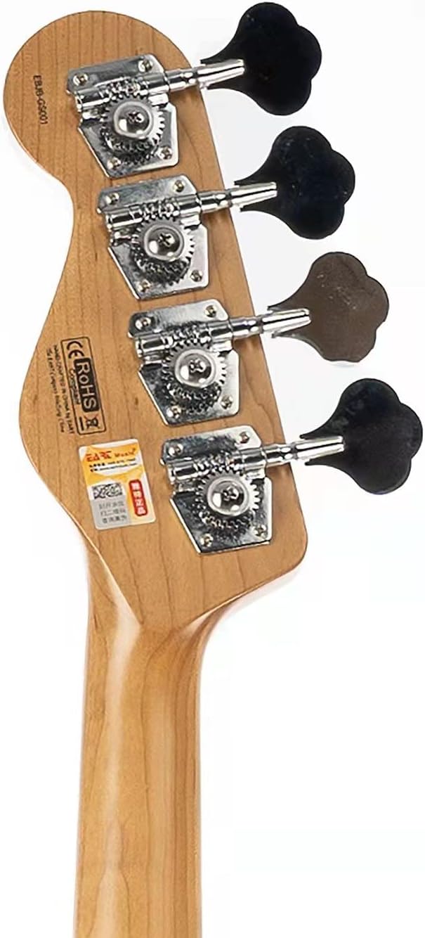 EART Guitars B-100 Roasted Maple Neck Rosewood Fingerboard Mahogany Body Stainless Steel Fret Standard 4 Strings Electric Bass