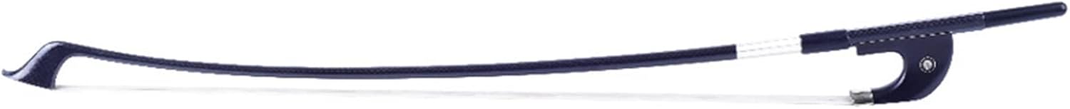 TSTS Nickel Silver Ebony Abalone Pairs Eyes Carbon Fiber Upright Bass Bow Full Size Violin Bow