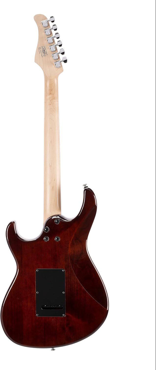 Cort 6 String Solid-Body Electric Guitar, Right, Amber, Full (G280SELECTAM)