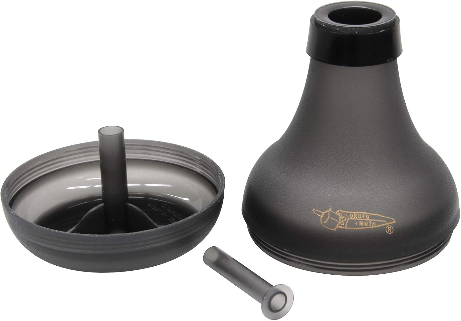 WERYUY Trumpet Mute, Black, Brass, A, Classic, Practice Mute, TP BLACK