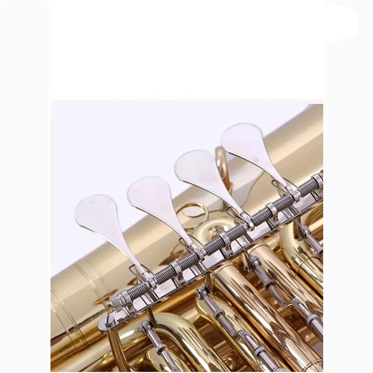 Beginner euphonium Lacquer Gold Four-flat Key Trombone Instrument Brass Band Bass Beginner Performance