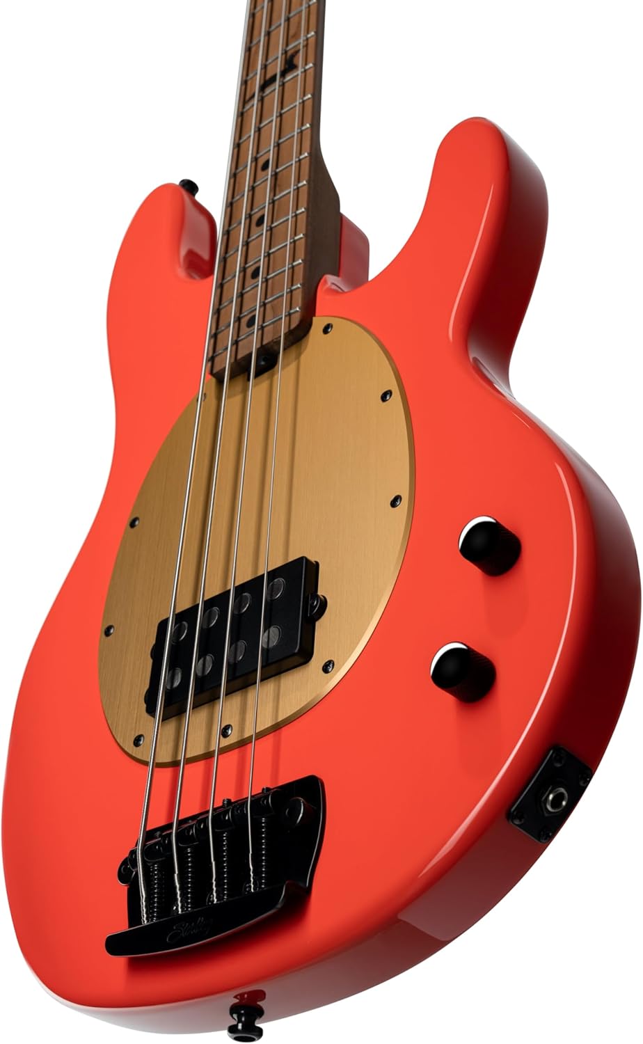 Sterling By Music Man Pete Wentz Signature StingRay Bass Guitar - Fiesta Red