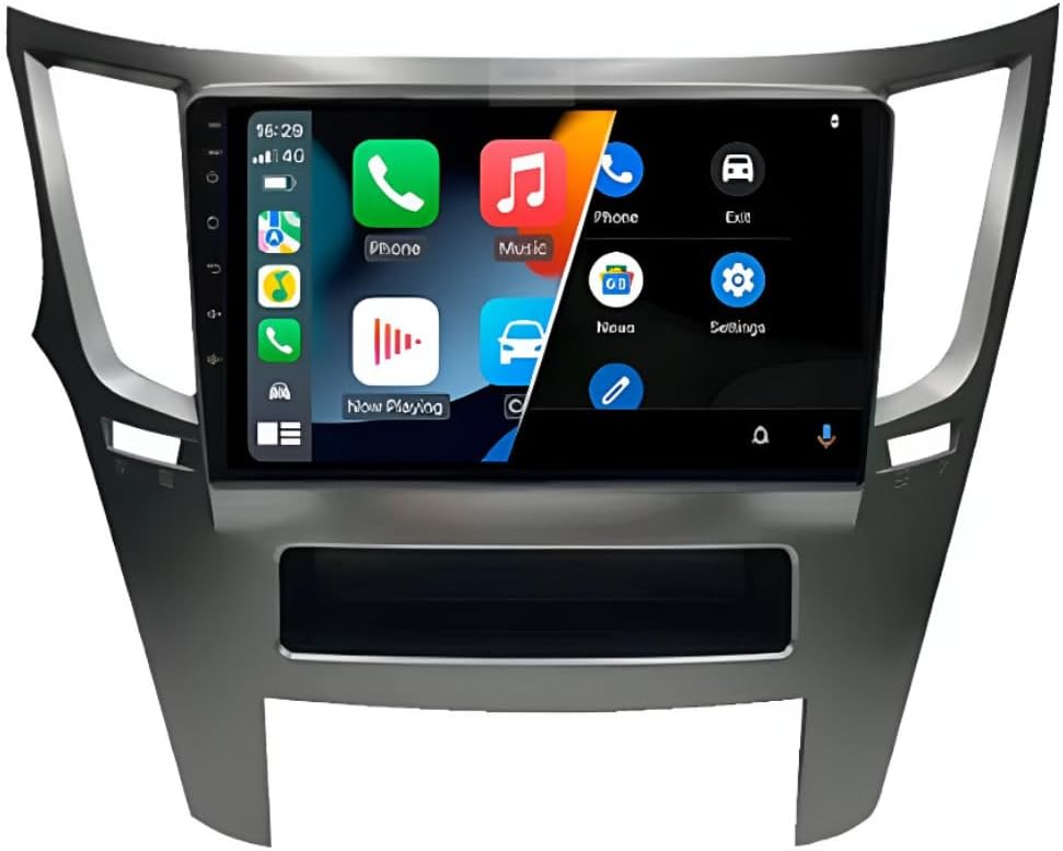 9 inch Autoradio Suitable for Subarru Outback/Legacy 2010-2013 | CarPlay/Android Auto/WiFi/DSP/DAB+, Touchscreen Carplay Scherm, HD Multimedia Autoradio Systeem (T1 (2GB/32GB) Quad Core)