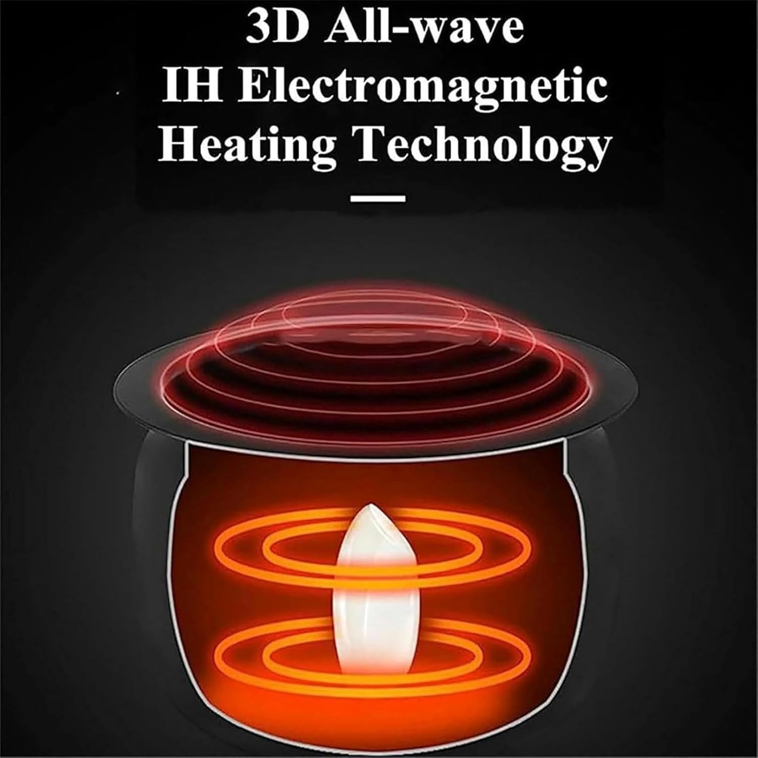 Commercial Food Processor, 6L Intelligent Automatic Cooking Machine with 360° Rotating and 3D All-Round Heating, Drum Type Food Processor, for Home Restaurant