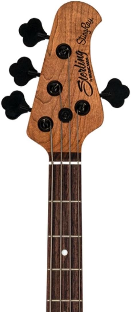 Sterling by Music Man 4 String Bass Guitar, Right, Purple Sparkle (RAY34-PSK-R2)