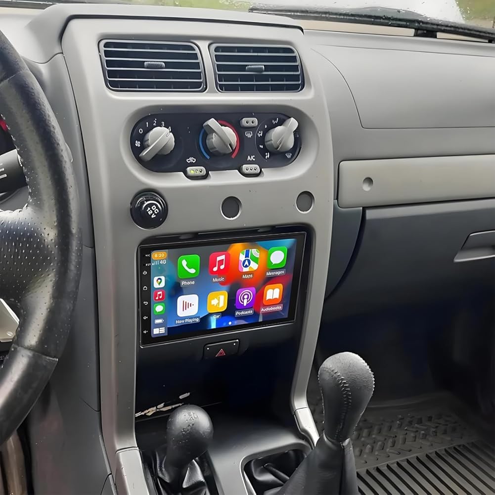 PHEZEN 8 core 7 inch Touchscreen Car Stereo for 2002-2004 Nissan Frontier, Android 15 Car Radio with Carplay & Android Auto GPS Navigation BT Mirror Link WiFi Backup Camera 8+256G