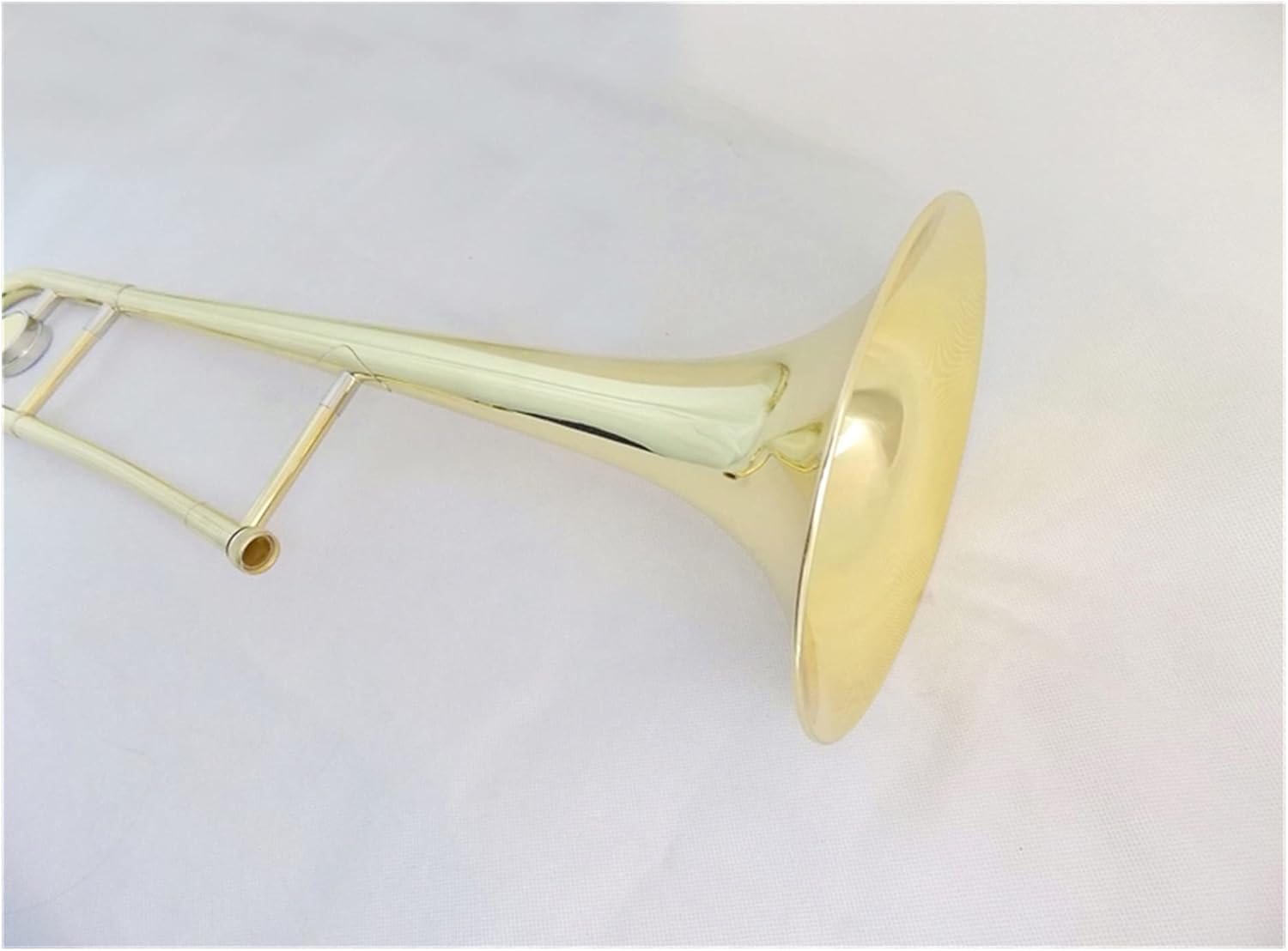 Standard Trombone C Key Piston Trombone with Case Mouthpiece Yellow Brass Trombon Lacquer Musical Instruments Valve Trombone