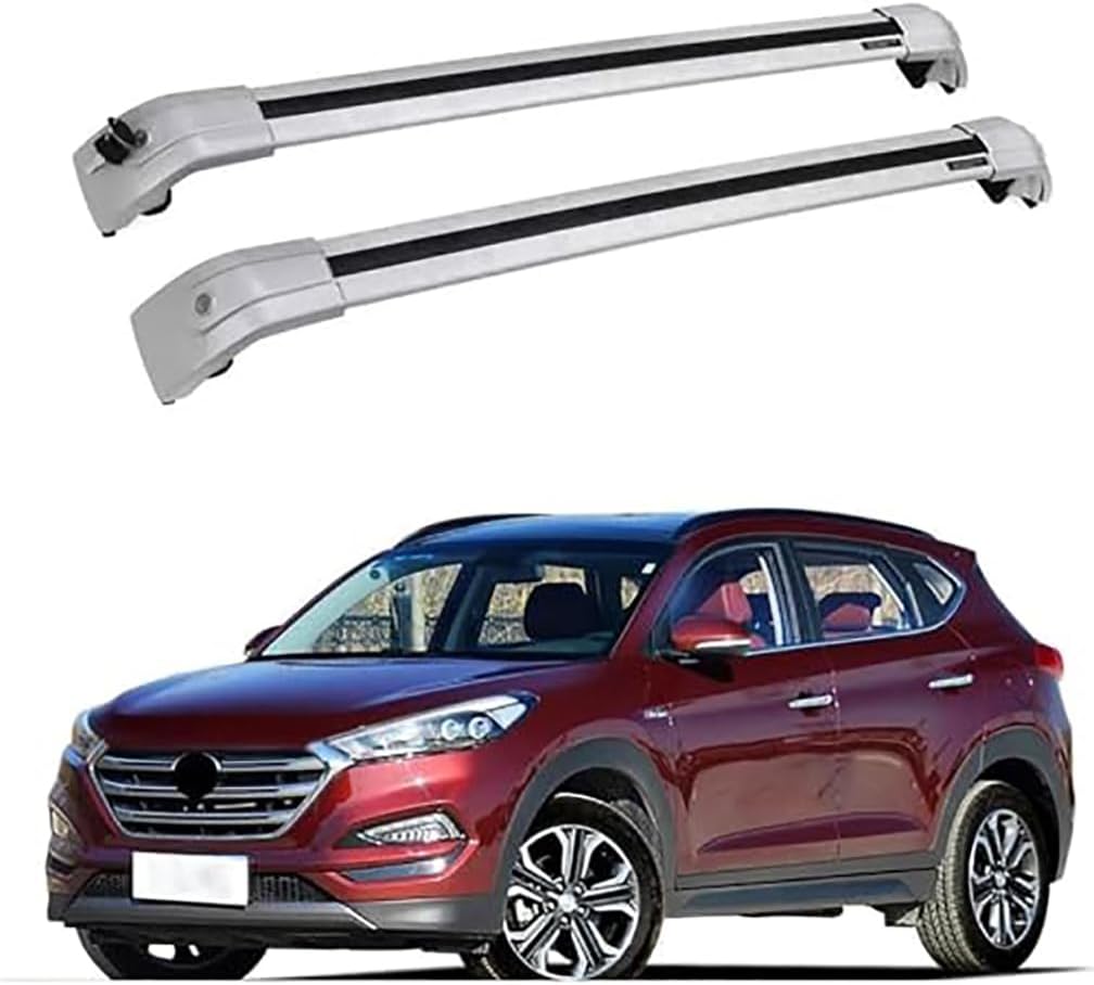 Car Roof Racks, for Hyundai Tucson SUV 2015-2020 Anti Theft Anti Rust Cross Bar Cargo Travel Baggag Transportrack, Auto Accessories
