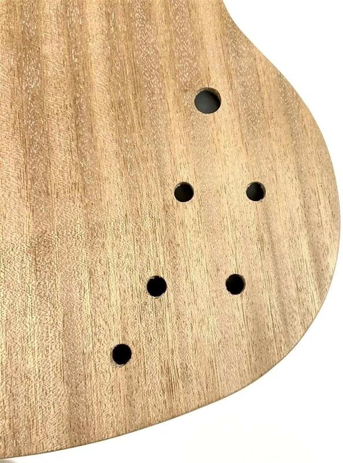 Guitar Body Guitar Replacement Parts Electric Guitar 2 Dual-coil Pickups Unfinished DIY Sapeli Body Semi-finished Unassembled Kits