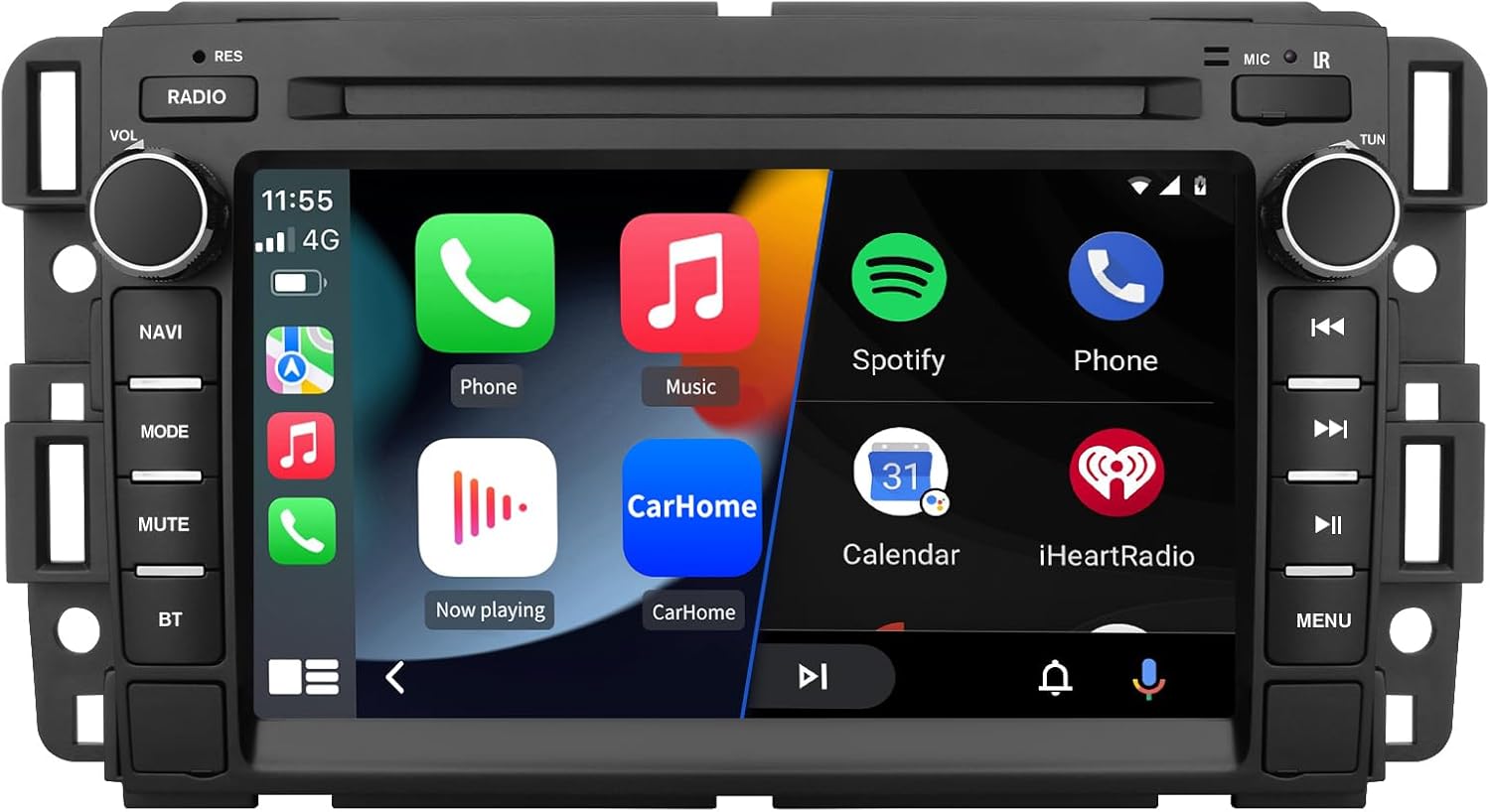 2GB+64GB Car Stereo for GMC Sierra Yukon/Chevy Silverado Tahoe (9.1 inch)