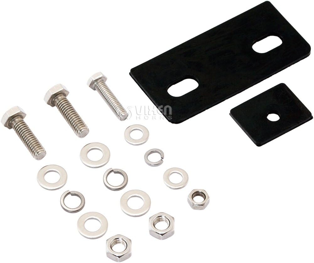 Vixen Horns Loud Powerful Dual Stainless Steel Trumpets Marine Electric Train Horn for Boats/RV/Trucks 12V Chrome VXH2112MAR