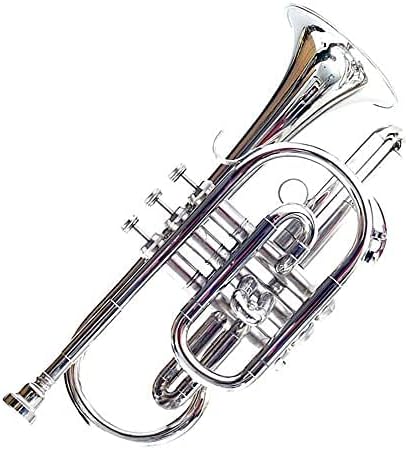 Cornet B Flat Nickel Plated With M/P & Bag Free