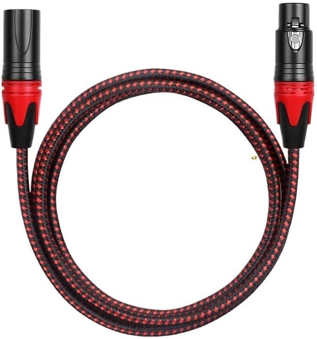 XLR Cable Male to Female 3-pin Balanced Microphone Audio Cable for MICR Mixers Studio Podcasts Amplifier Camera Camera(Male to Female,4.5m)