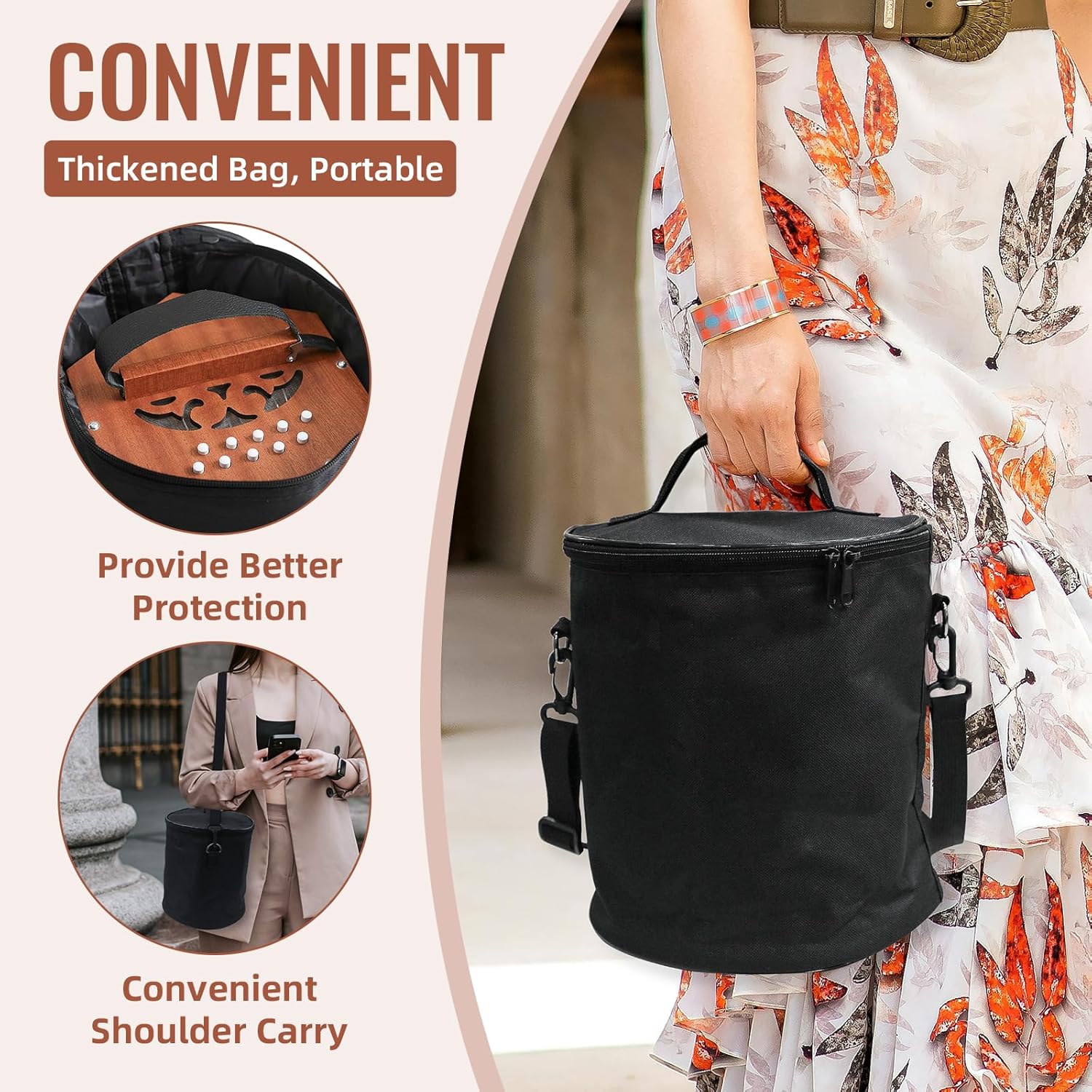 Concertinas，20 Buttons Accordion For Adults Professional Accordion for Beginners, Adjustable Hand Strap, Musical Instrument Accessories With Carrying Bag, Harmonica,Wipe Cloth (wood)