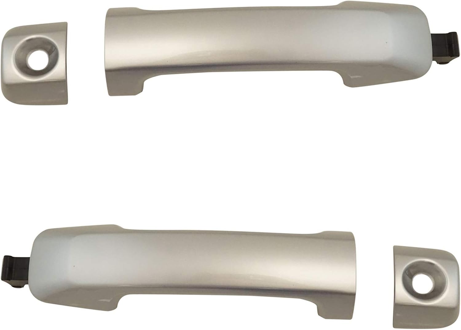 TRQ Left and Right Exterior Door Handle Set Drivers Side Compatible with 2007-2014 Toyota FJ Cruiser