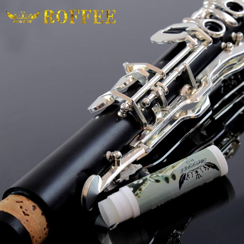 professional performance level ebony wood silver plated 20 keys 6 rings G tone 506 clarinet