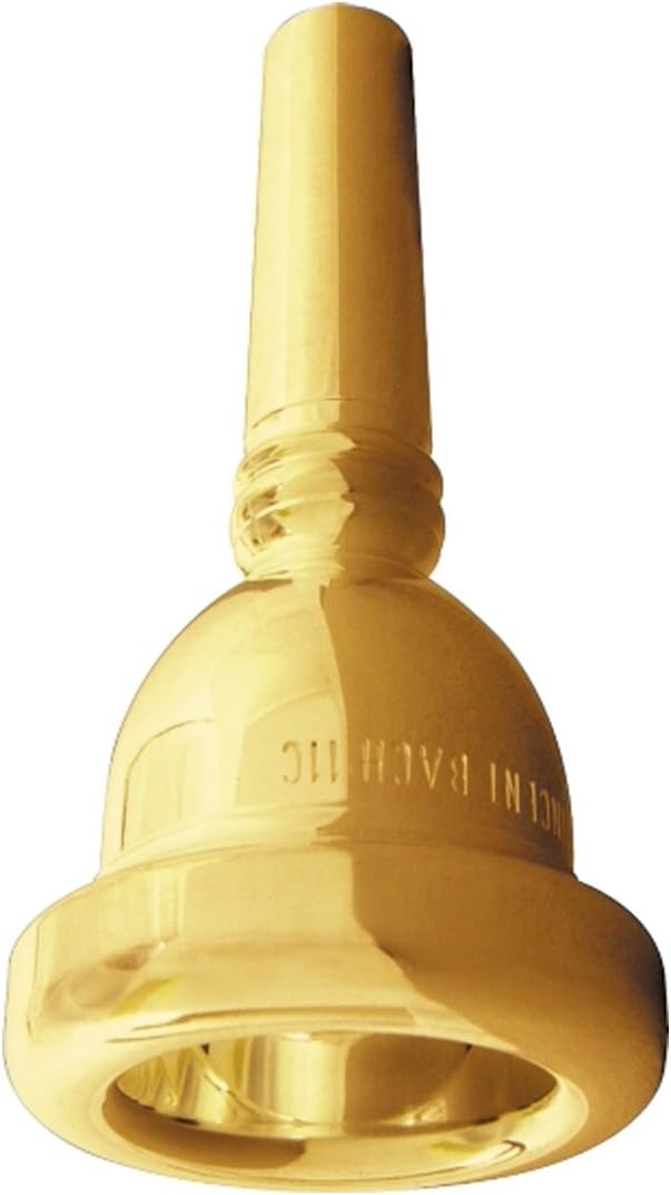 Bach 35012CGP Small Shank Trombone, Baritone & Euphonium Mouthpiece, 12C Gold-Plated