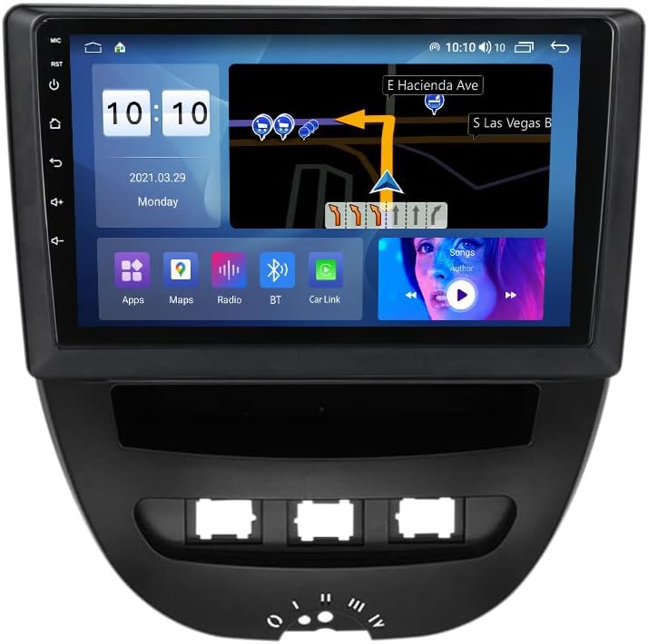 Generic Car Stereo Radio for Peugeot 107 2009-2015 2G RAM+32G ROM…