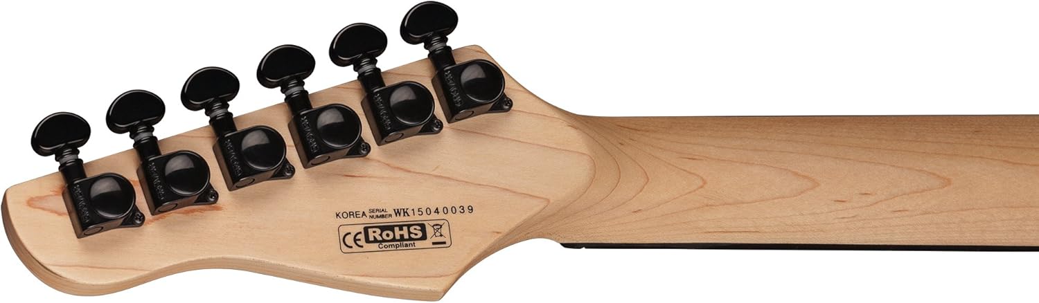 Dean NV BKS NashVegas Solid-Body Electric Guitar, Black Satin