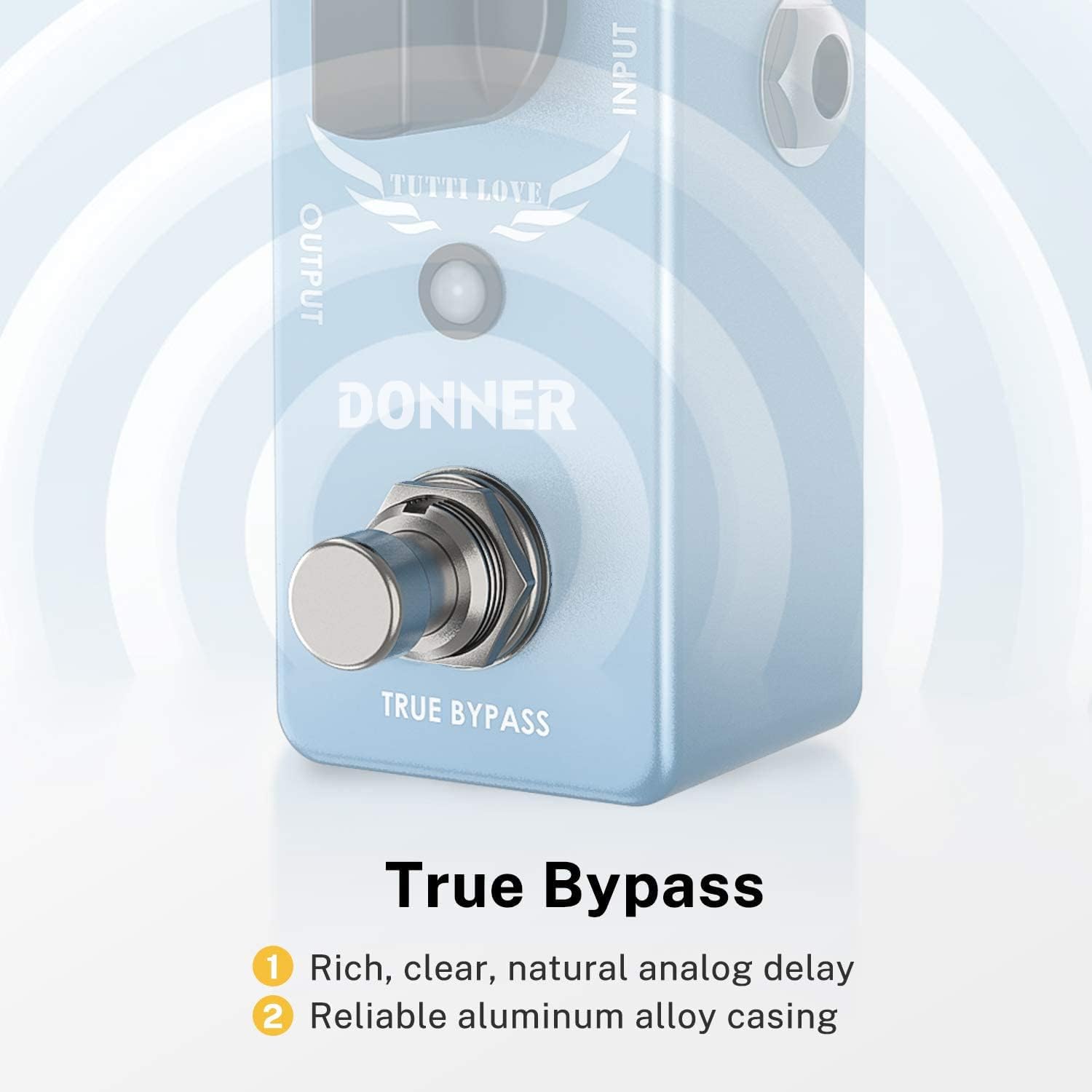 Donner Delay and Chorus Pedals for Electric Guitar