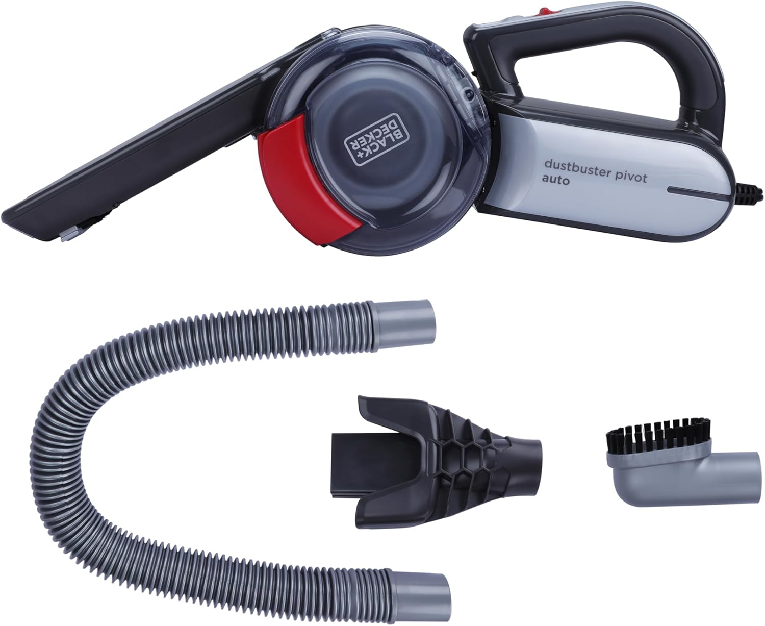 BLACK + DECKER PV1200AV-XJ Car Vac, Grey/Red
