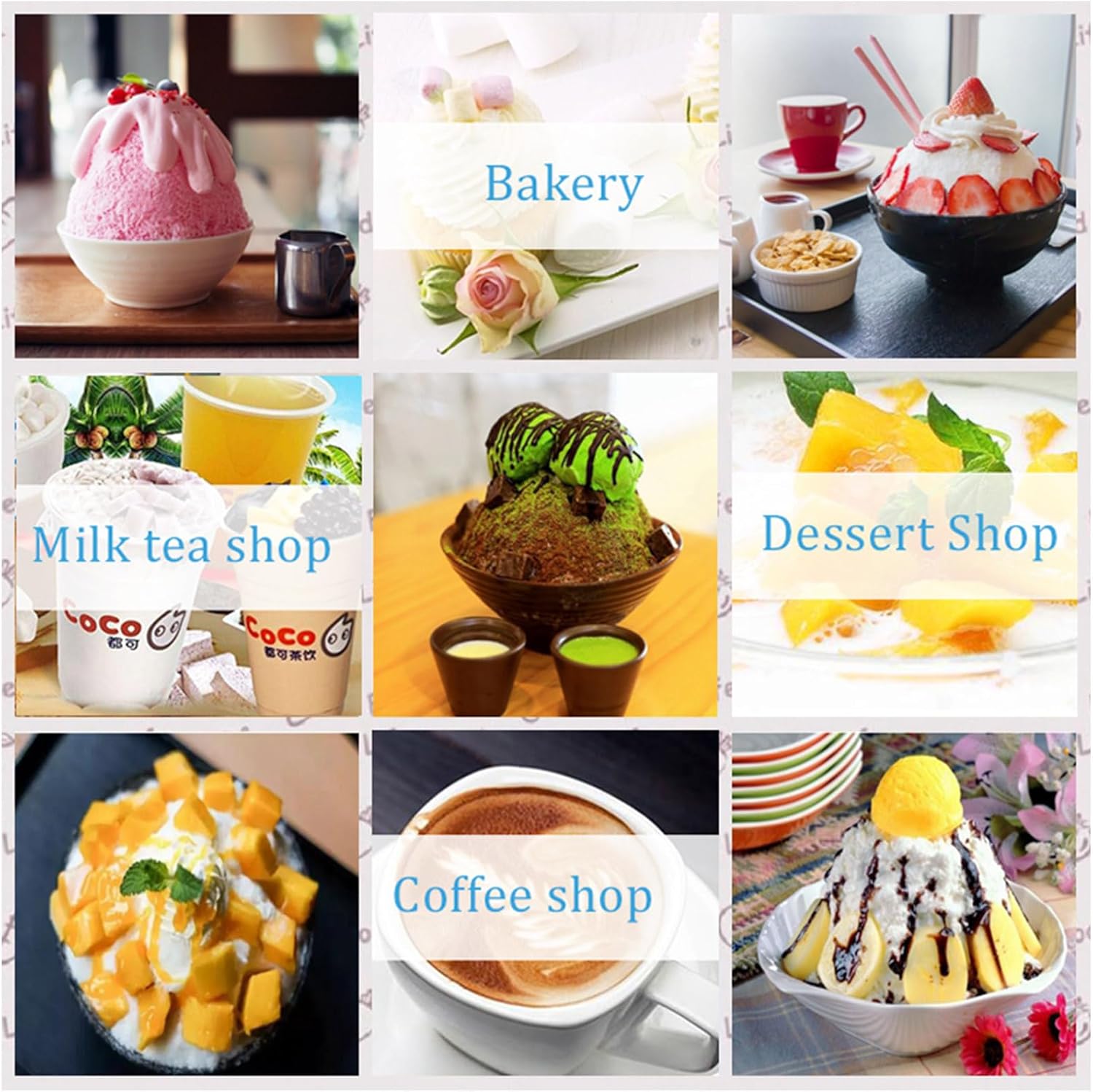 Kolice Automatic Electric Ice Shaved Machine, Snowflake Ice Shaver, 198lbs/day Snowflake Ice Machine, Air Cooling for Home, Parties, Food Truck, Restaurant, Milktea Shops,etc