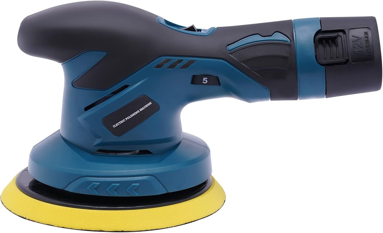 Cordless Car Buffer Polisher 6 Inch Portable Polishing Waxer Machine Kit for Car Detailing, Homes, Car Stores, Repair Shops, Polishing, Waxing Cars, Boats(Copper 1* Batteries)