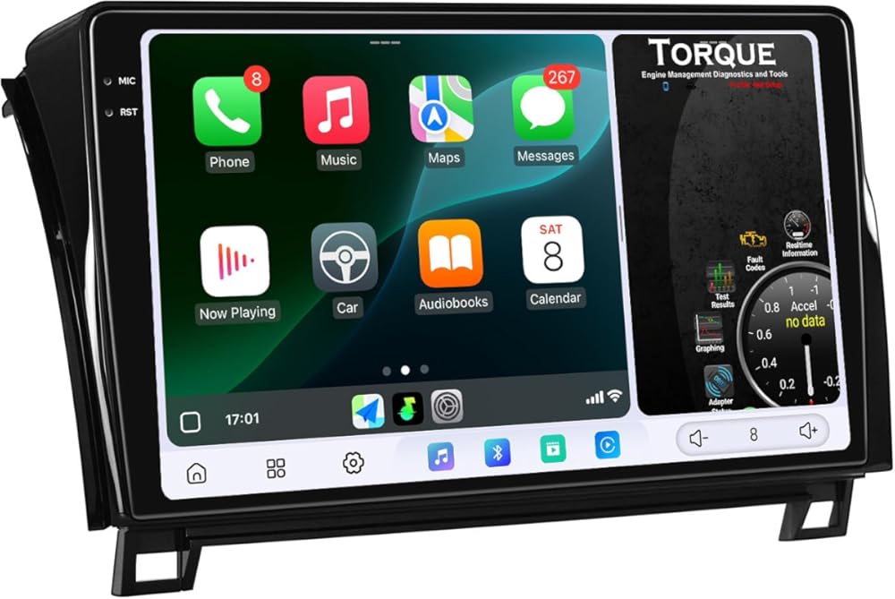 JOYING Car Radio for Toyota Tundra 2007-2013 & Toyota Sequoia 2008-2022, 10.4