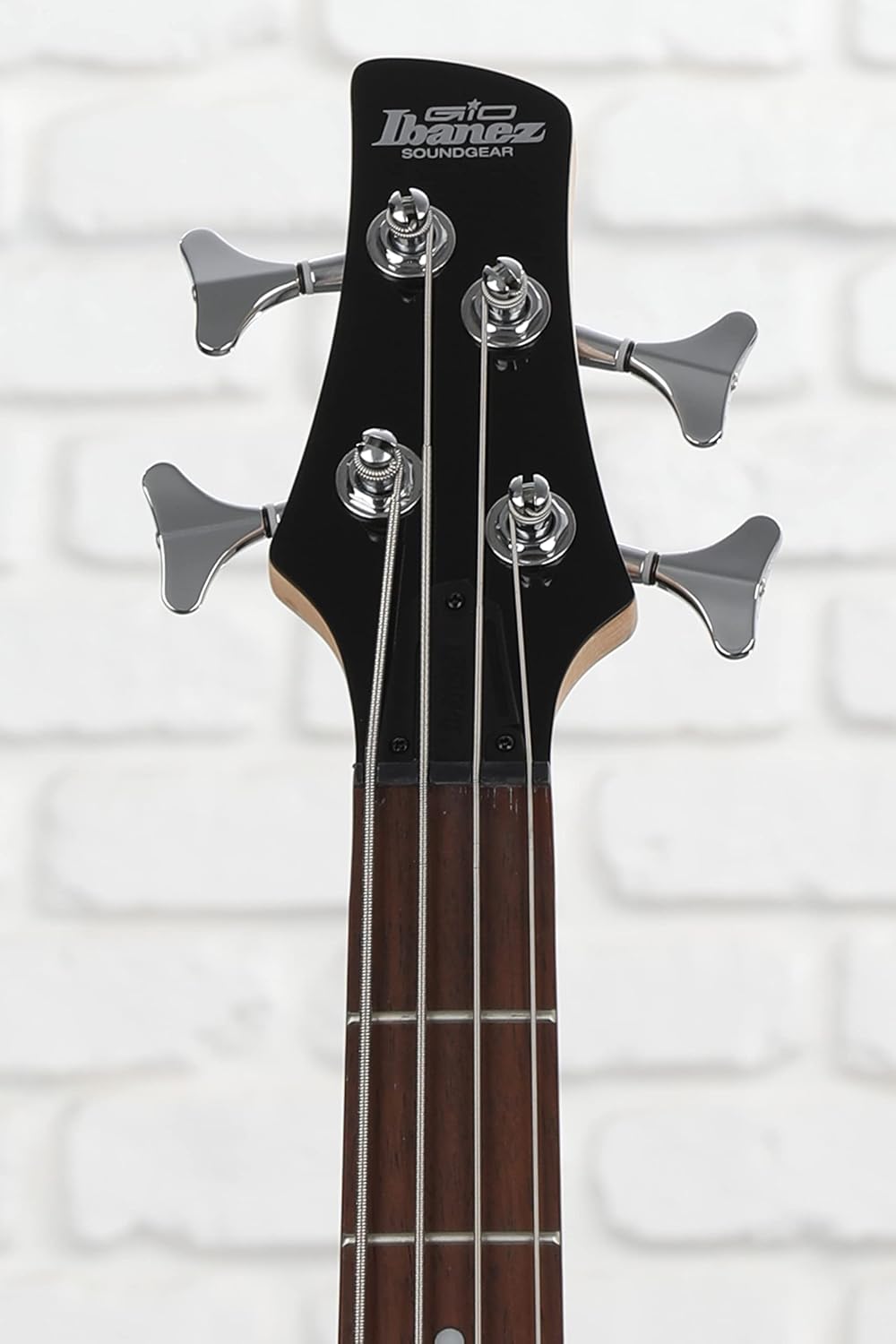 Ibanez Gio GSR100EX Bass Guitar (Mahogany Oil) and Rocket Bass 30-Watt Combo Amp Essentials Bundle with Stand, Strap, Clip-On Tuner, Cable and Picks