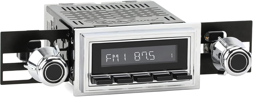 RetroRadio Compatible with 1969-72 Ford LTD Features Include Bluetooth, USB, AM/FM HCB-M2-126-55P-75PF1