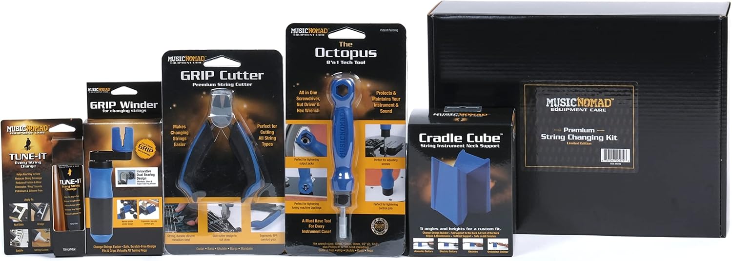 MusicNomad MN146 Premium String Changing Kit - 5pc