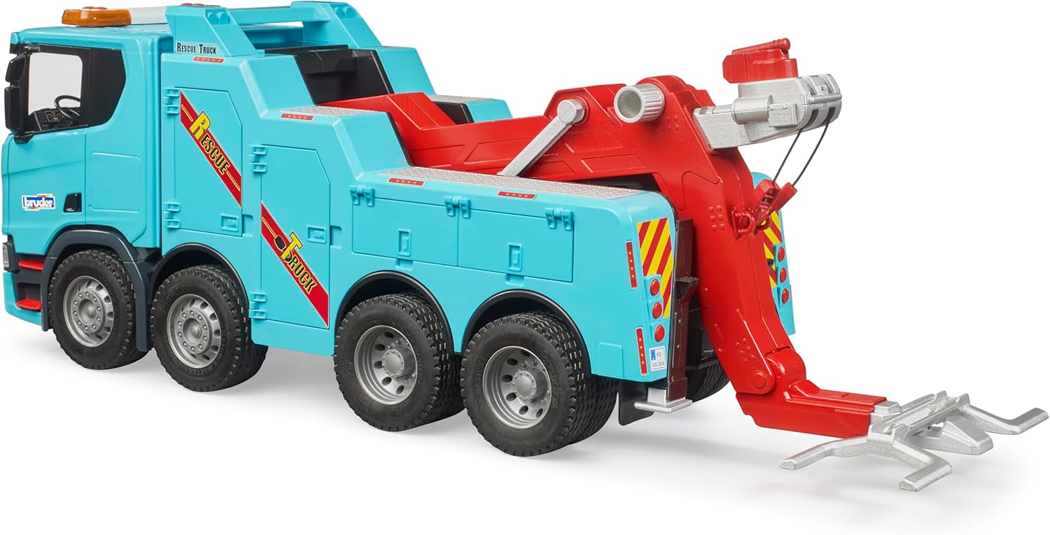 Bruder 03553 Scania Super 560R Heavy Tow Truck with Light and Sound Module