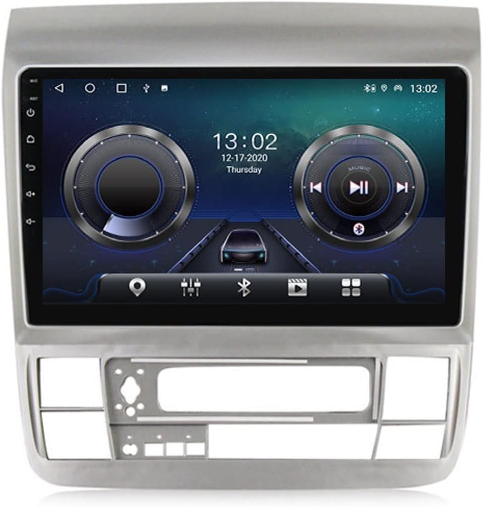 Double Din Bluetooth Car Stereo 9 Inch Touch Screen Car Radio for Toyota Alphard 2002-2007 with Backup Camera Support WiFi/Mirror Link/Steering Wheel Control/Carplay+Auto