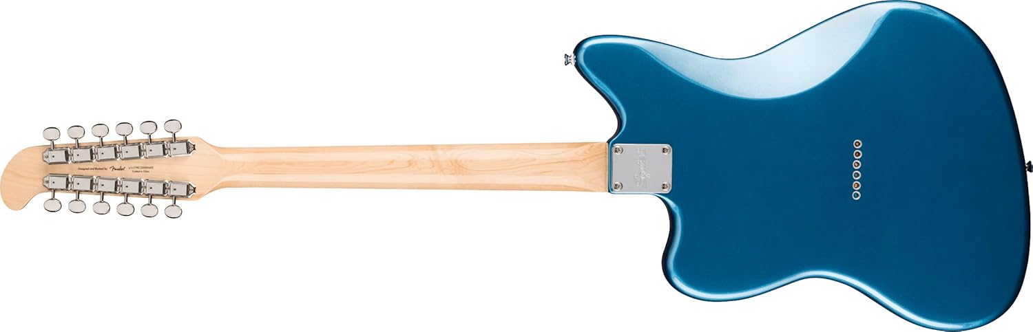 Fender Paranormal Jazzmaster XII, Laurel Fingerboard, Mint Pickguard, Lake Placid Blue