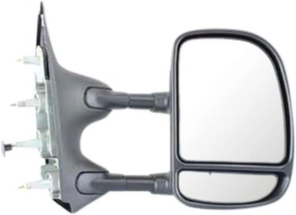 For Ford E-150 Econoline 2007 2008 Door Mirror Passenger Side | Manual | Non-Heated | Replacement For 7C2Z 17682 DA | FO1321238