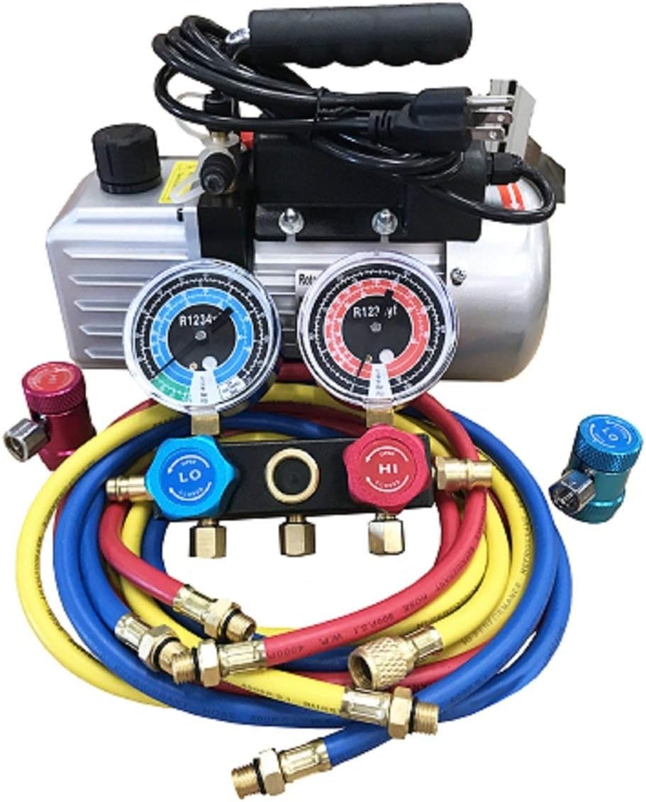 FJC - R1234Yf Vacuum Pump Manifold Set (9281YF)