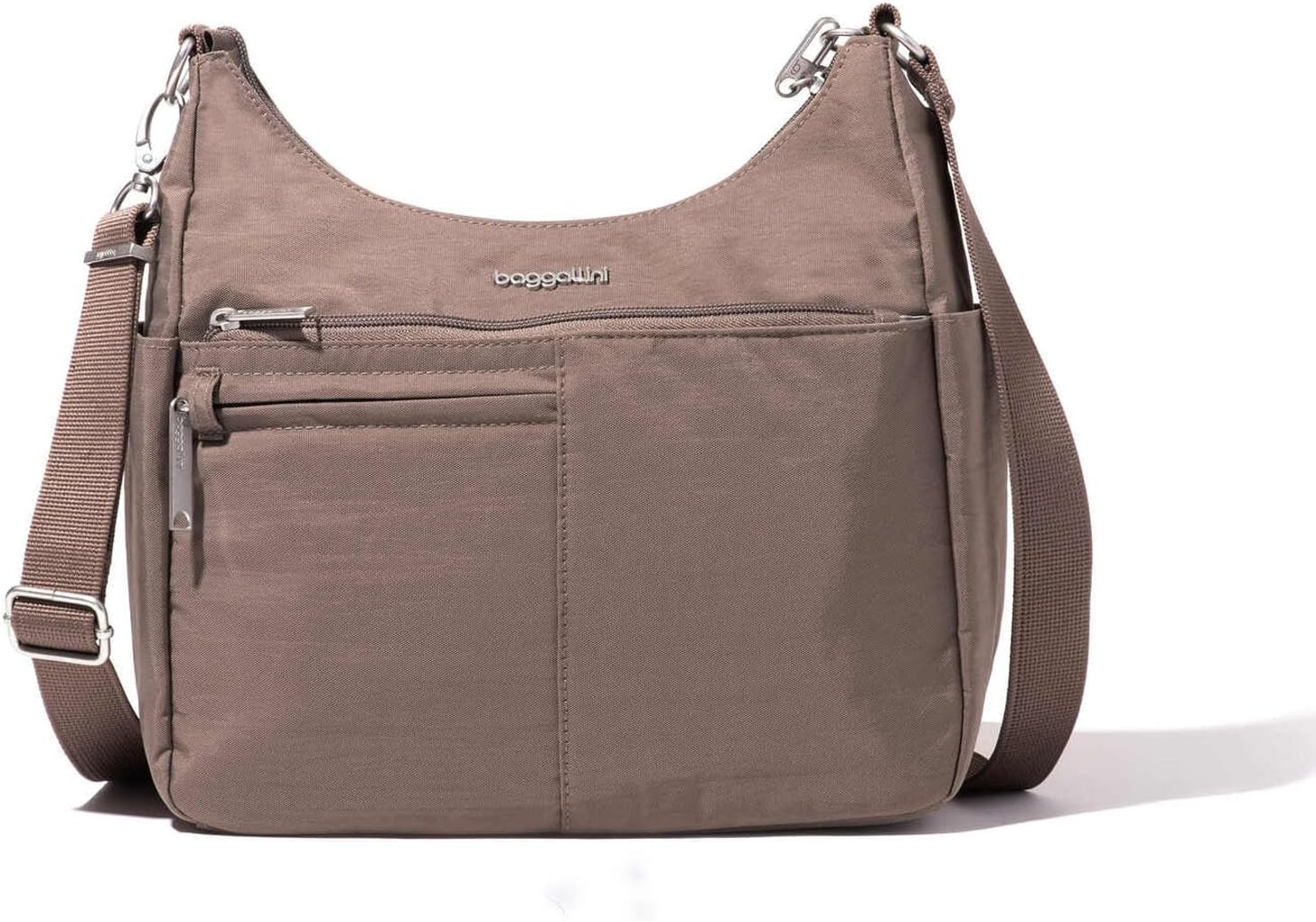 Baggallini womens Securtex Anti-theft Free Time Crossbody Bag