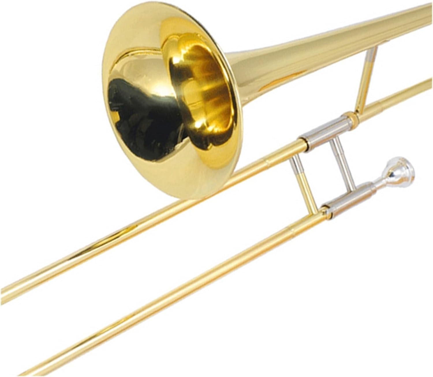 Adult Trombone Instrument Trombone B Flat Tenor Brass Pull Pipe Beginner Playing Adult Golden Instrument