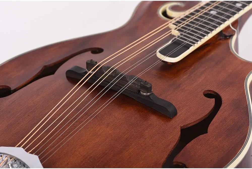 Adult Mandolin Musical Instrument Handmade F Style Mandolin Solid Spruce Top