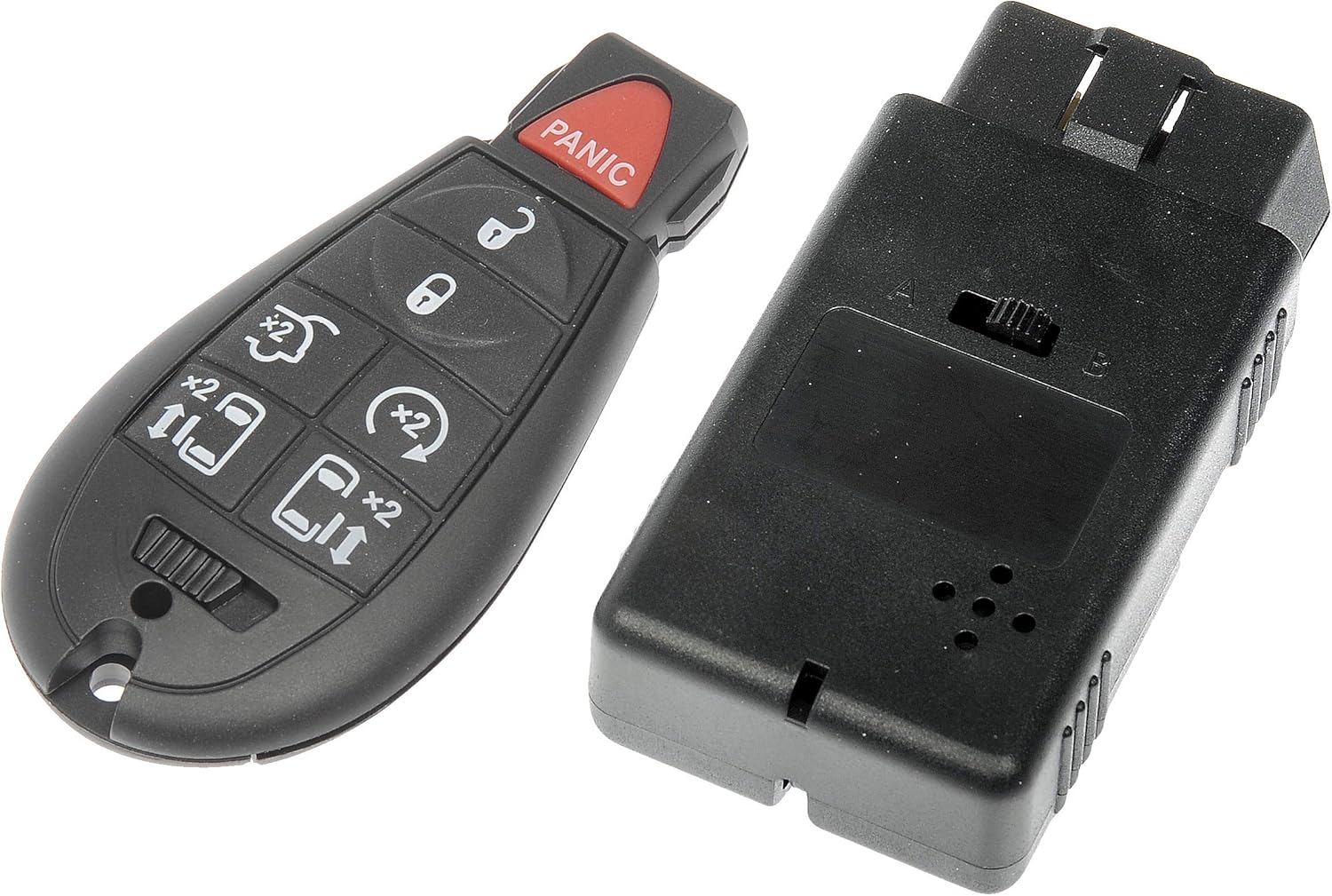 Dorman 99366 Keyless Entry Remote 7 Button Compatible with Select Chrysler/Dodge Models (OE FIX)