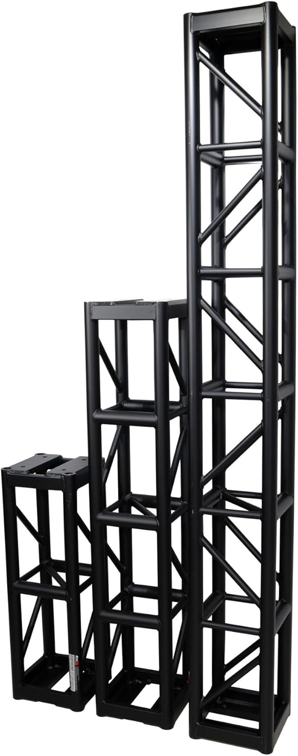 ProX XT-BT1208 BLK 8 Ft. BoltX Black Bolted 12 Inch Professional Box Truss Segment | 3mm Wall – Black Finish
