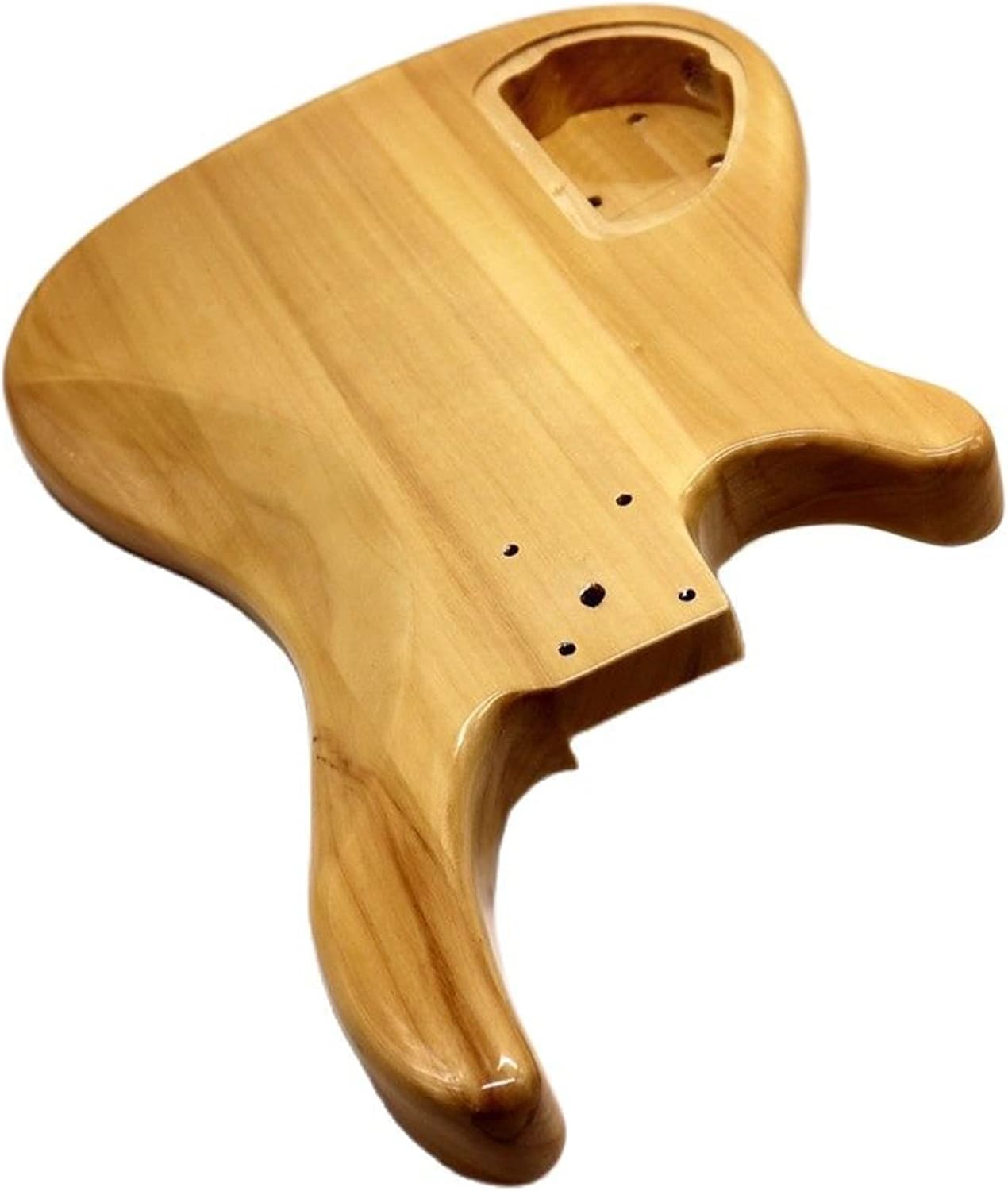Poplar Wood Electric Bass Guitar Body Natural Color Guitar Barrel High Gloss Finish Wood Body Guitar Parts Guitar DIY Accessory