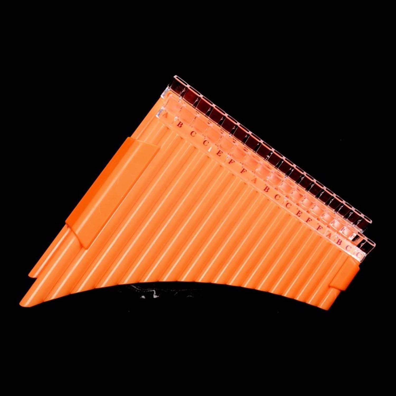 KESHUO 25 Pipes C Key Brown Pan Flute Woodwind Instrument Bamboo Handmade Pan Pipe Panpipes (Color : 03)