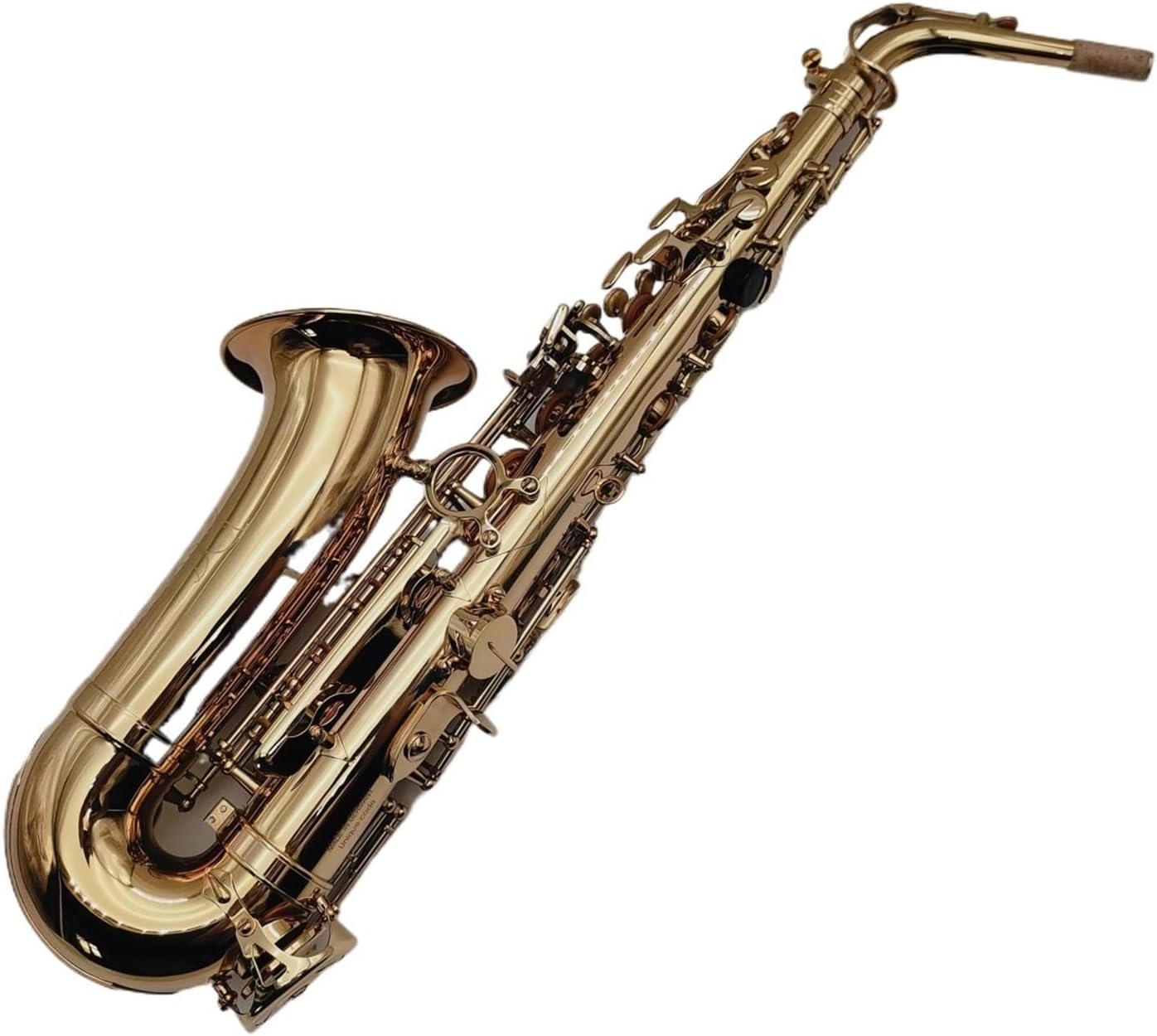 VBDEFRT Alto Saxophone Eb Flat Brass Gold Lacquer Plated Woodwind Instrument With Case Accessories (Color : Lavender)