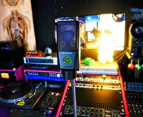 StreamEye Lewitt LCT-240 Pro Cardioid Condenser Microphone with Professional Grade XLR Cable Polishing Cloth