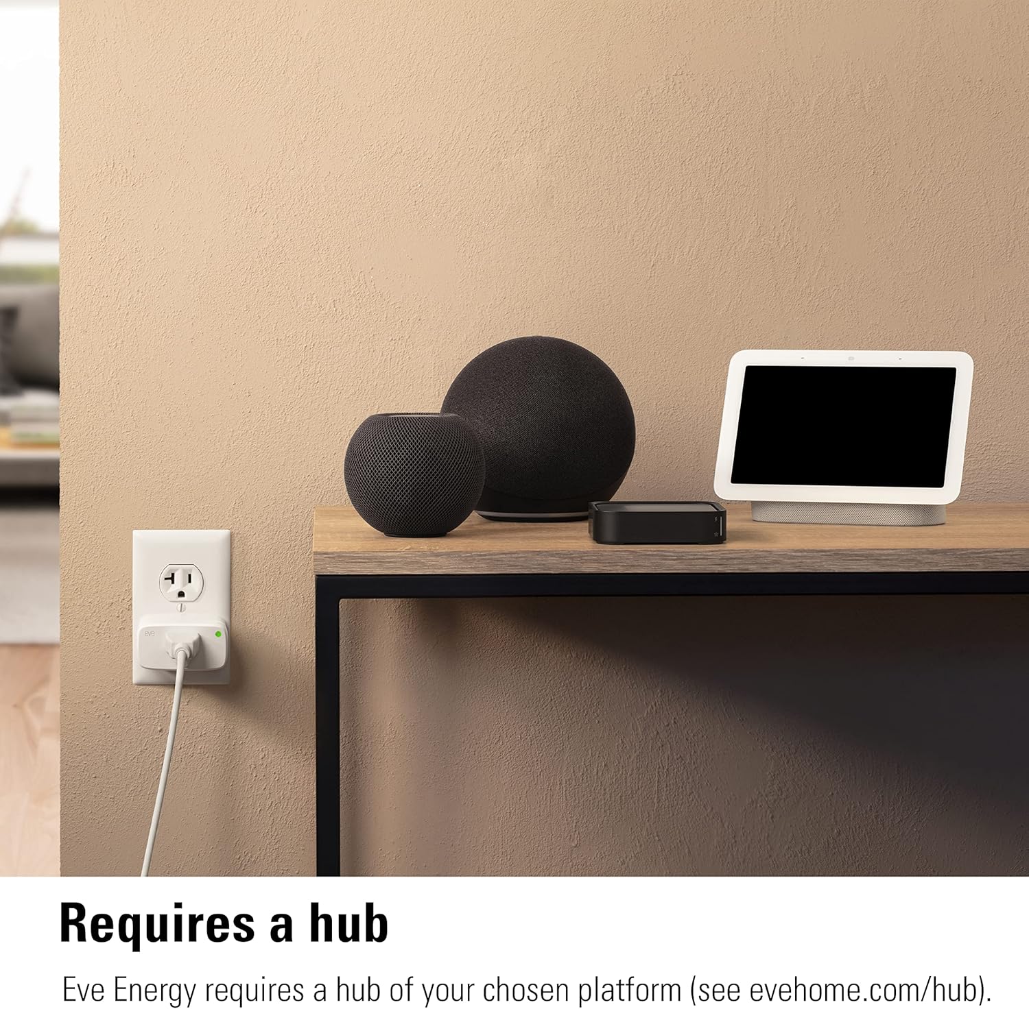 Eve Play Audio Streaming Interface Bundle with Eve Energy Smart Plug, App and Voice Control, Matter Over Thread