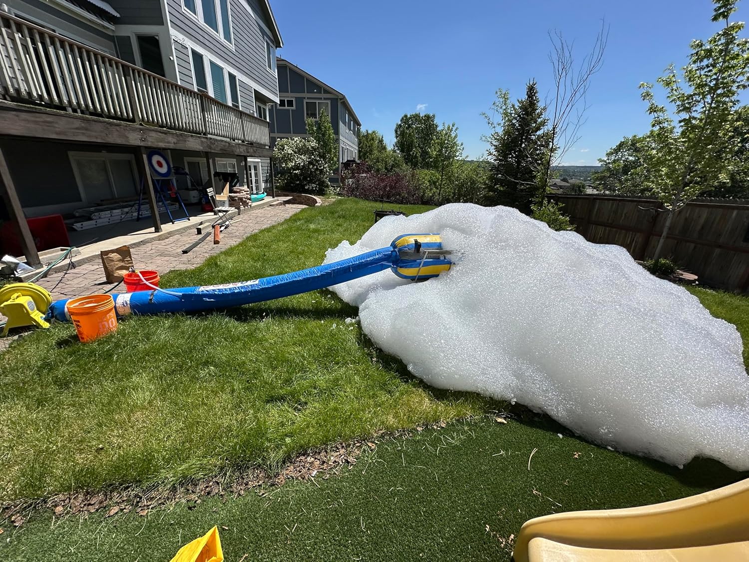 Foam Powder Pack of 5, Makes up to 600 Gallons of Bubble Party Fun for Backyard Fun Machines