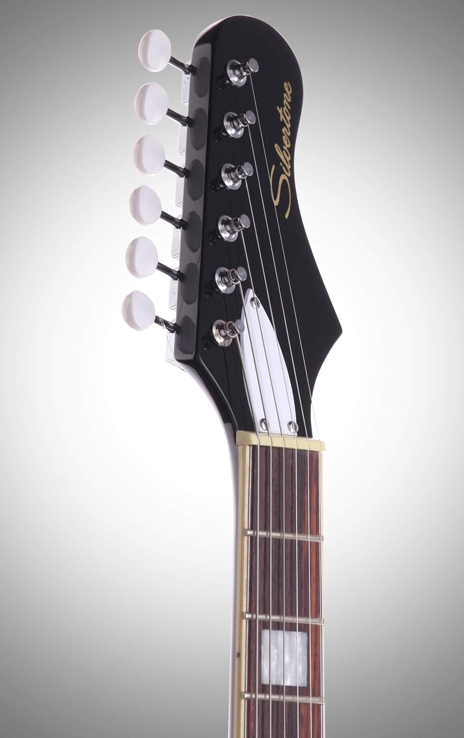 Silvertone Classic 1478 BK Electric Guitar, Gloss black