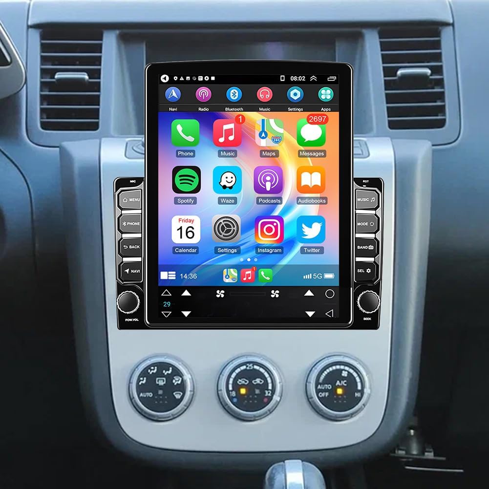 Android 14 Car Stereo Radio fit for Nissan Murano 2003-2007 2+32G 9.7